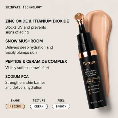 🎉Last Day Buy 1 Get 1 Free|Turonu Brightening Eye Corrector
