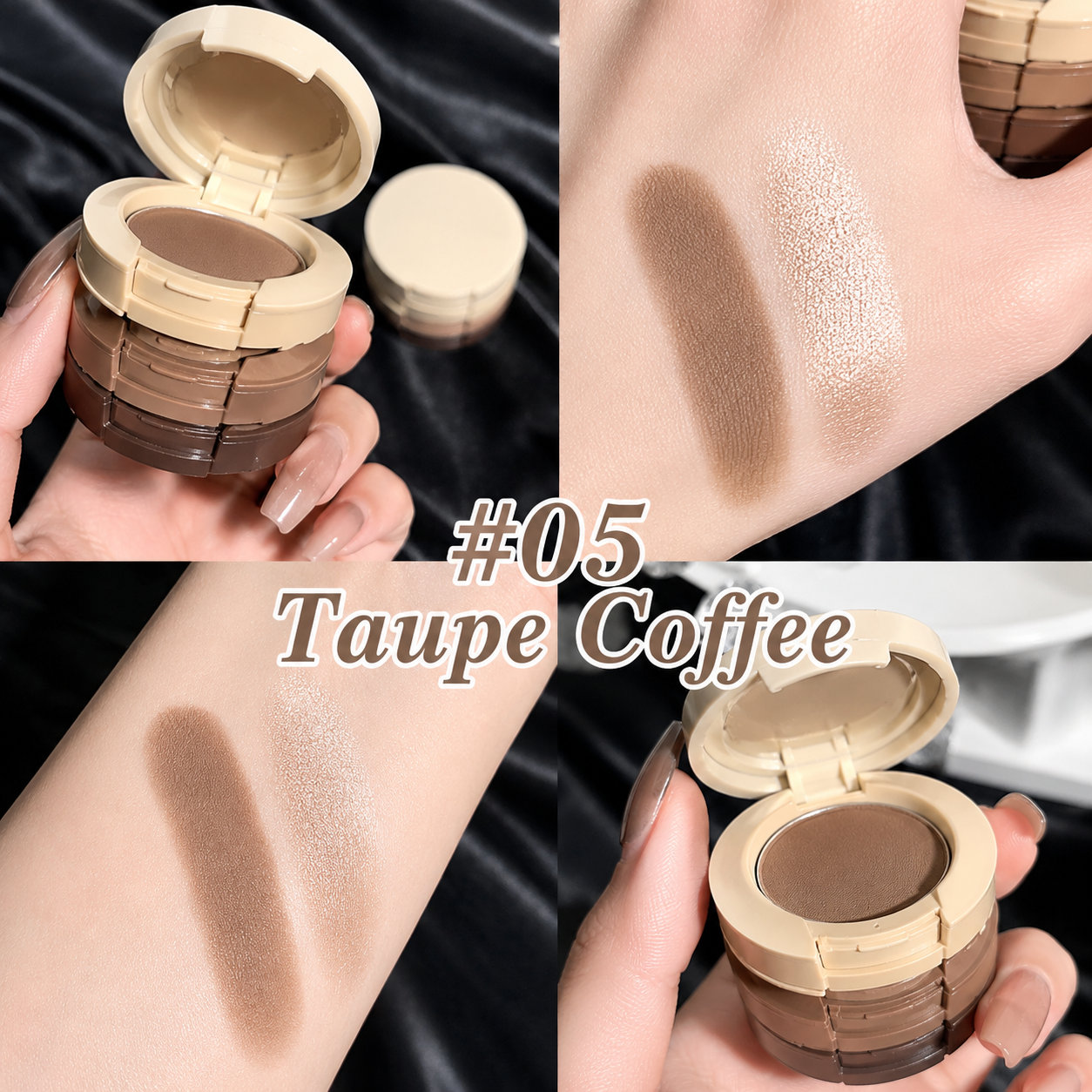 🎁BUY 1 GET 1 FREE🎁丨3-Color Stackable Eyeshadow Palette with Mirror