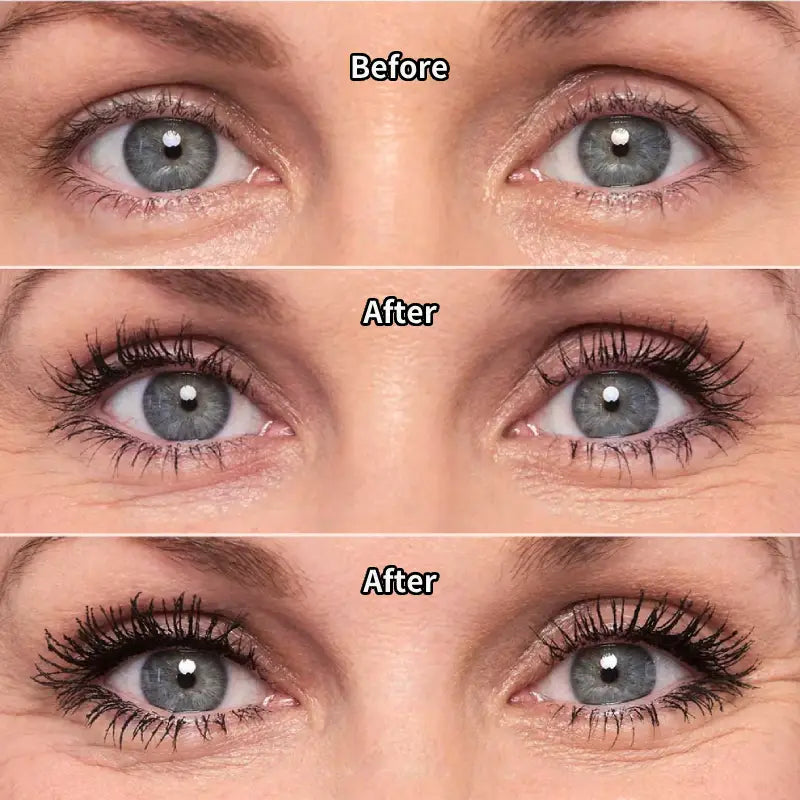 💜LAST DAY - BUY 1 GET 1 FREE💜All-Day Beautiful Lashes, Smudge-Proof! Waterproof Fiber Mascara for Natural Volume.