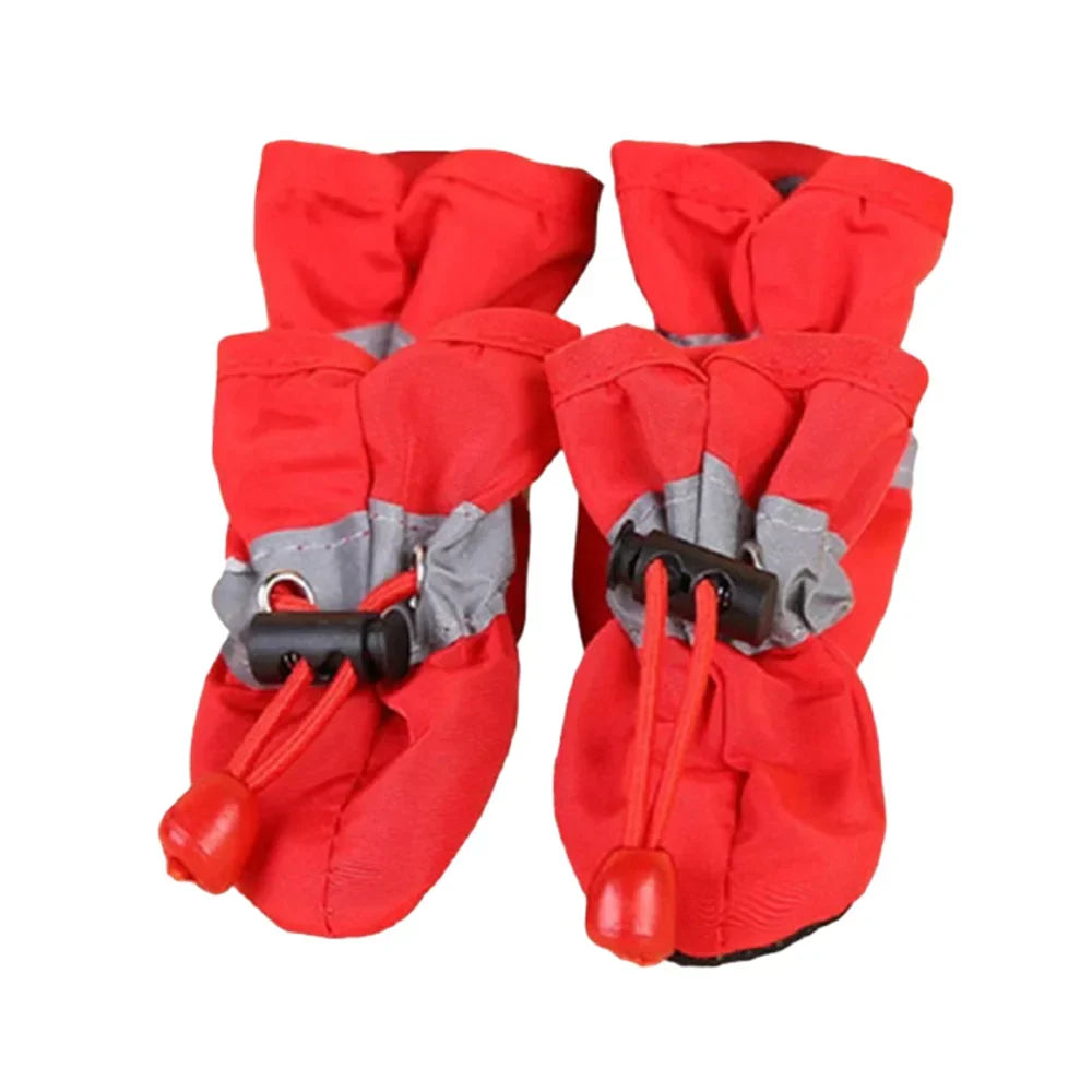 Waterproof Pet Booties – 4pcs Set