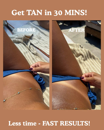 Intensive Outdoor Tanning Gel🥕Infused with Carrot Extract for Deep Hydration & a Natural-Looking Bronze Glow