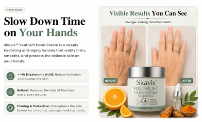 🏆 LIMITED-TIME 30% OFF! ✨Skavix™ YouthLift Retinol Hand Cream