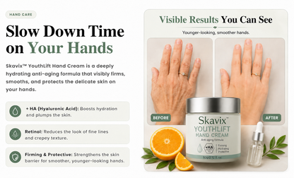 🏆 LIMITED-TIME 30% OFF! ✨Skavix™ YouthLift Retinol Hand Cream