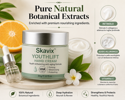 🏆 LIMITED-TIME 30% OFF! ✨Skavix™ YouthLift Retinol Hand Cream