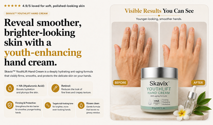 🏆 LIMITED-TIME 30% OFF! ✨Skavix™ YouthLift Retinol Hand Cream
